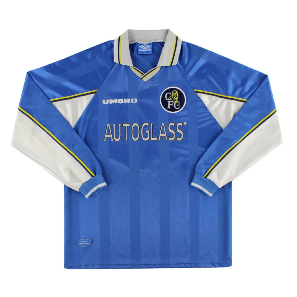 1997-99 Chelsea FC 1a Equipación Manga Larga