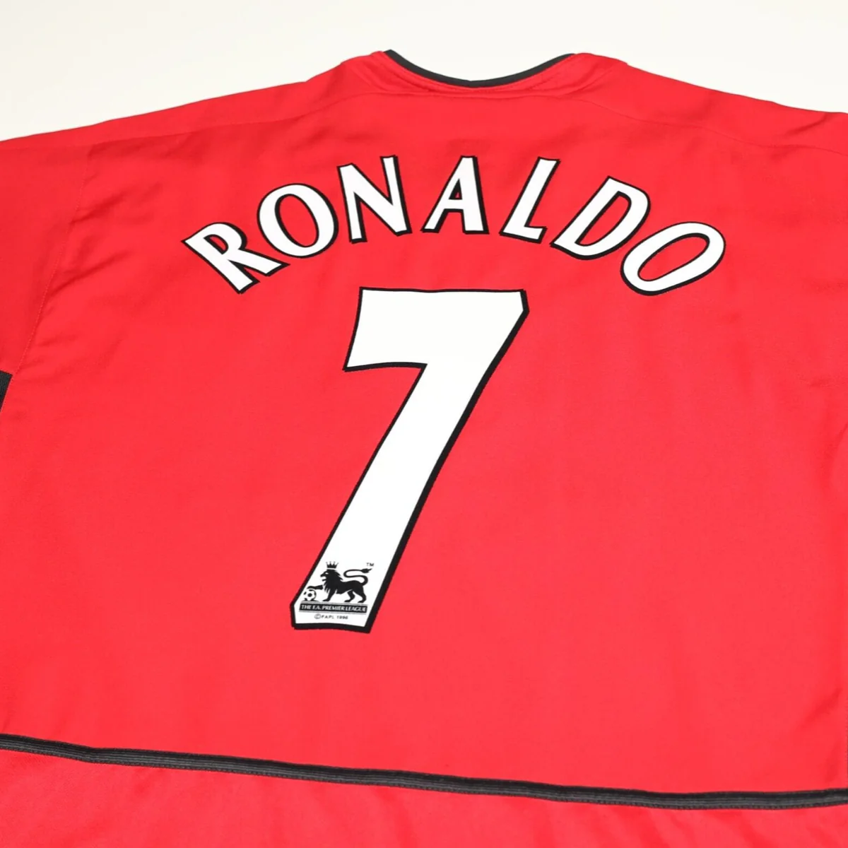 2002-04 Manchester United FC 1a Equipación Manga Larga - Image 3